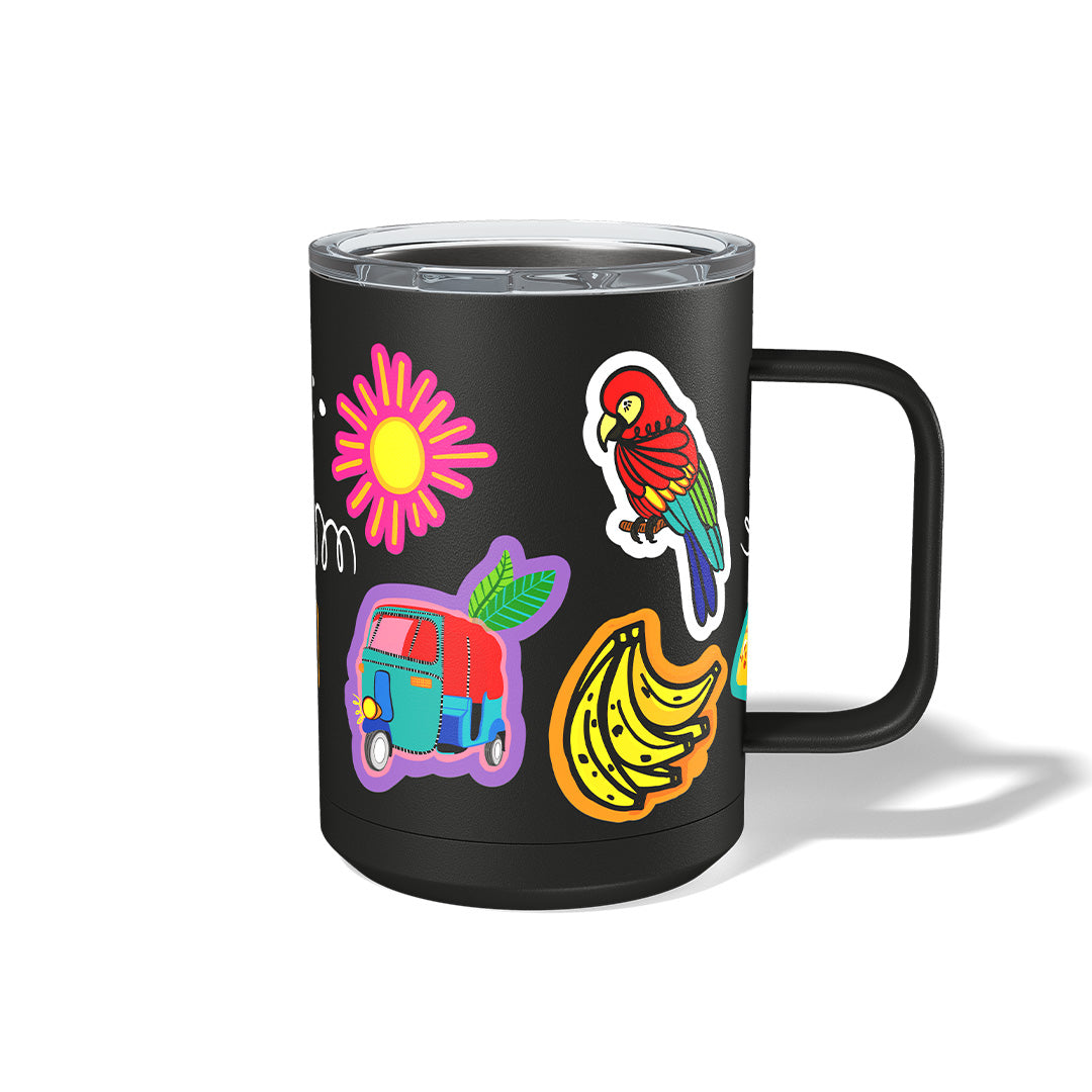 Honduran Black Tumbler with Handle