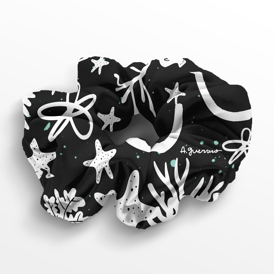Coral & Mar Scrunchies