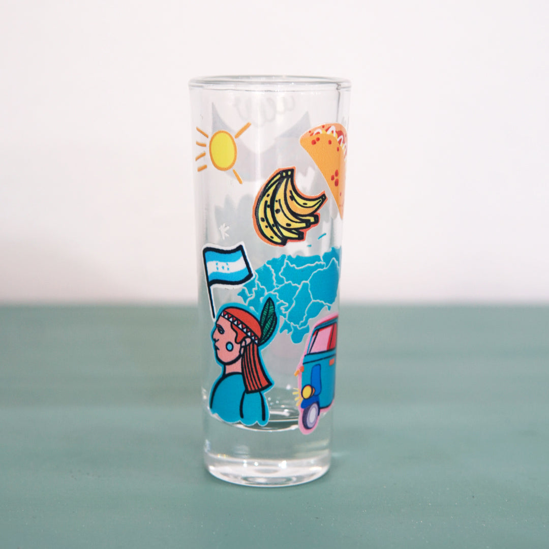 Honduran UV Tequila Shot Glass