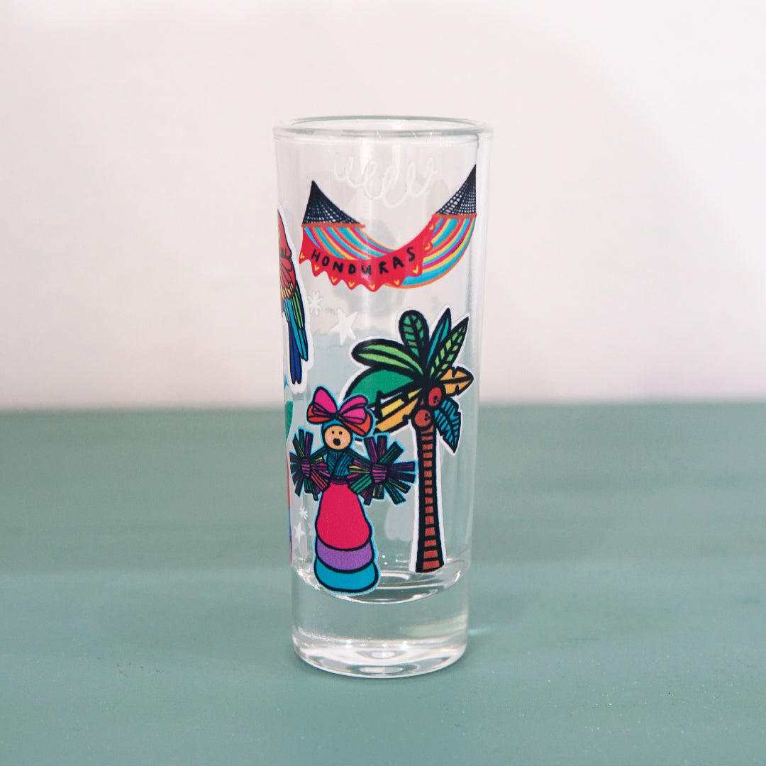 Honduran UV Tequila Shot Glass
