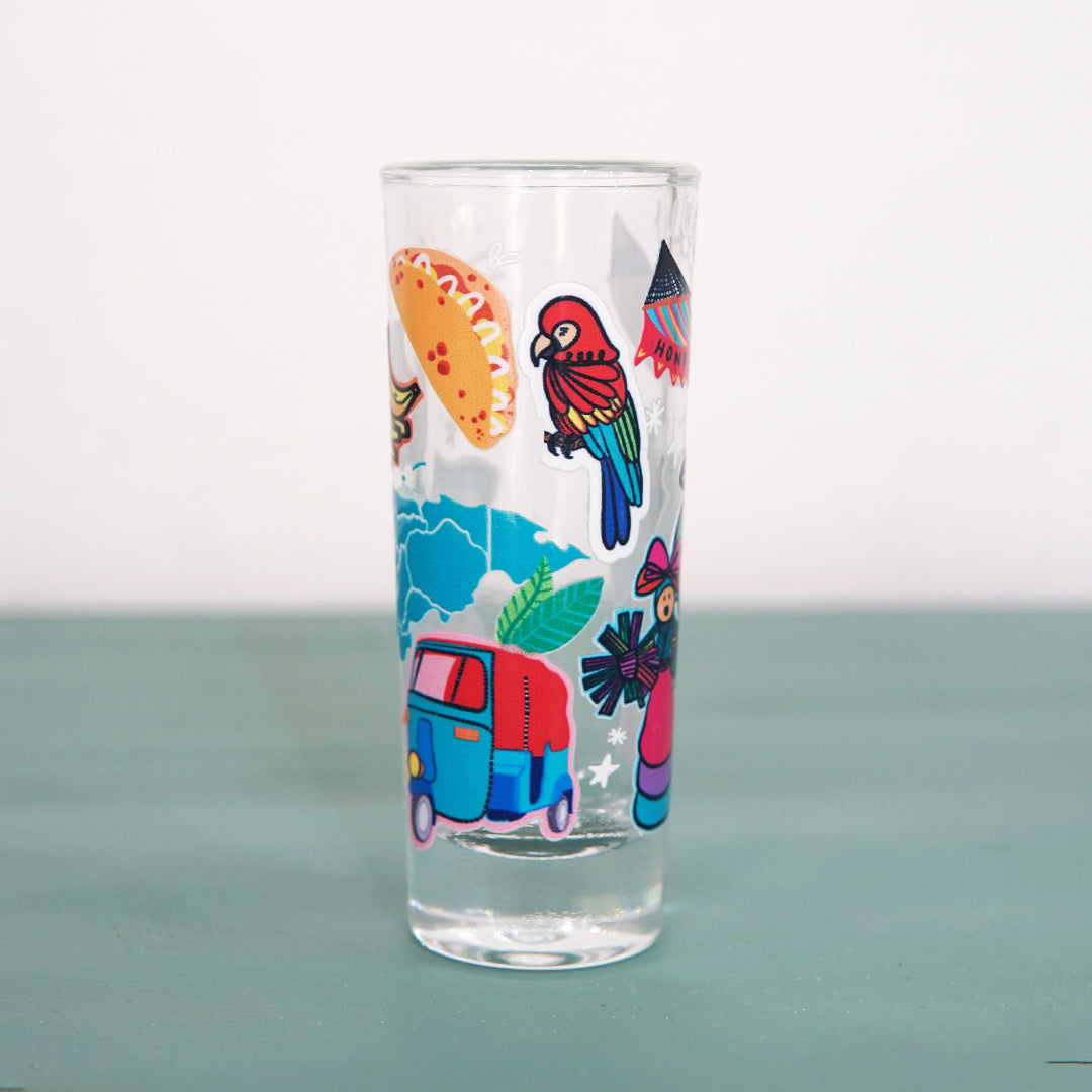 Honduran UV Tequila Shot Glass