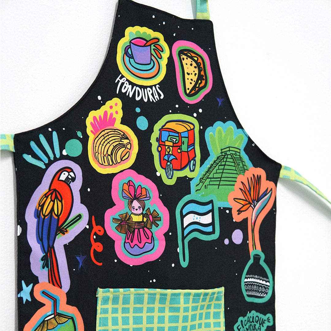 Honduran Sticker Kids Apron