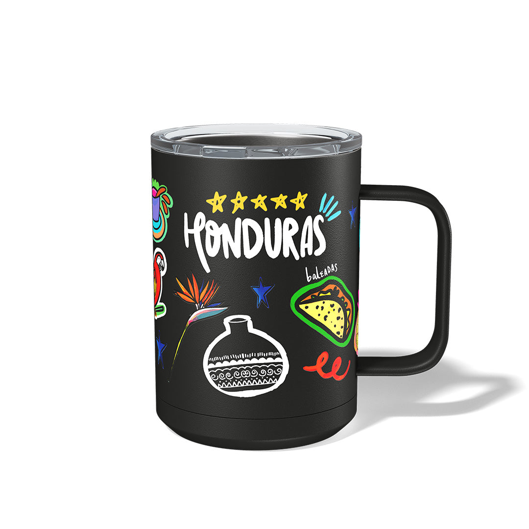 Honduran Black Tumbler with Handle