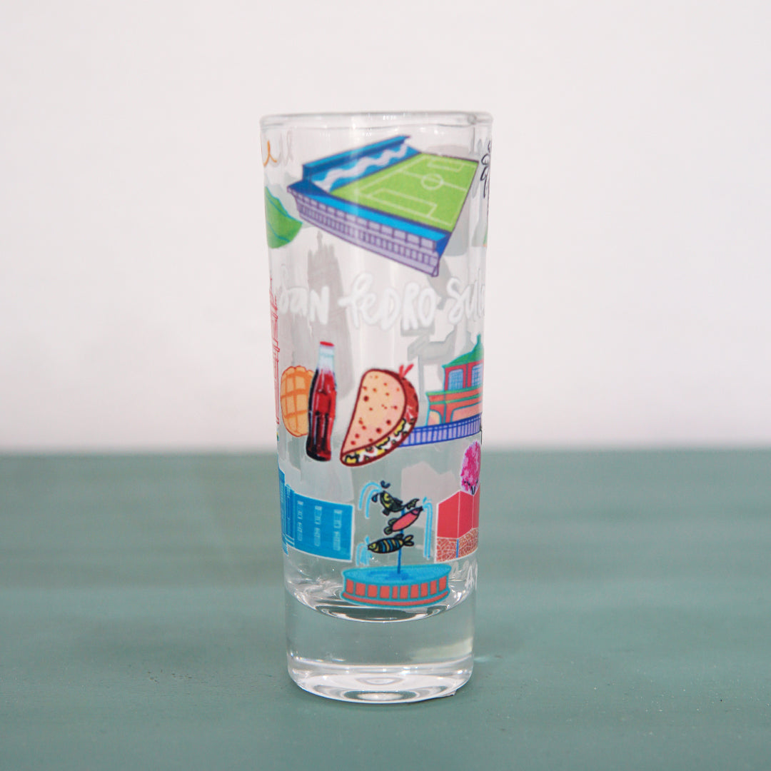 San Pedro Sula UV Tequila Shot Glass