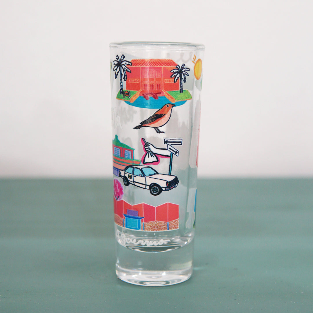 San Pedro Sula UV Tequila Shot Glass