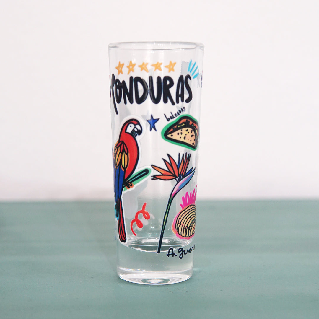 Honduran UV Tequila Shot Glass