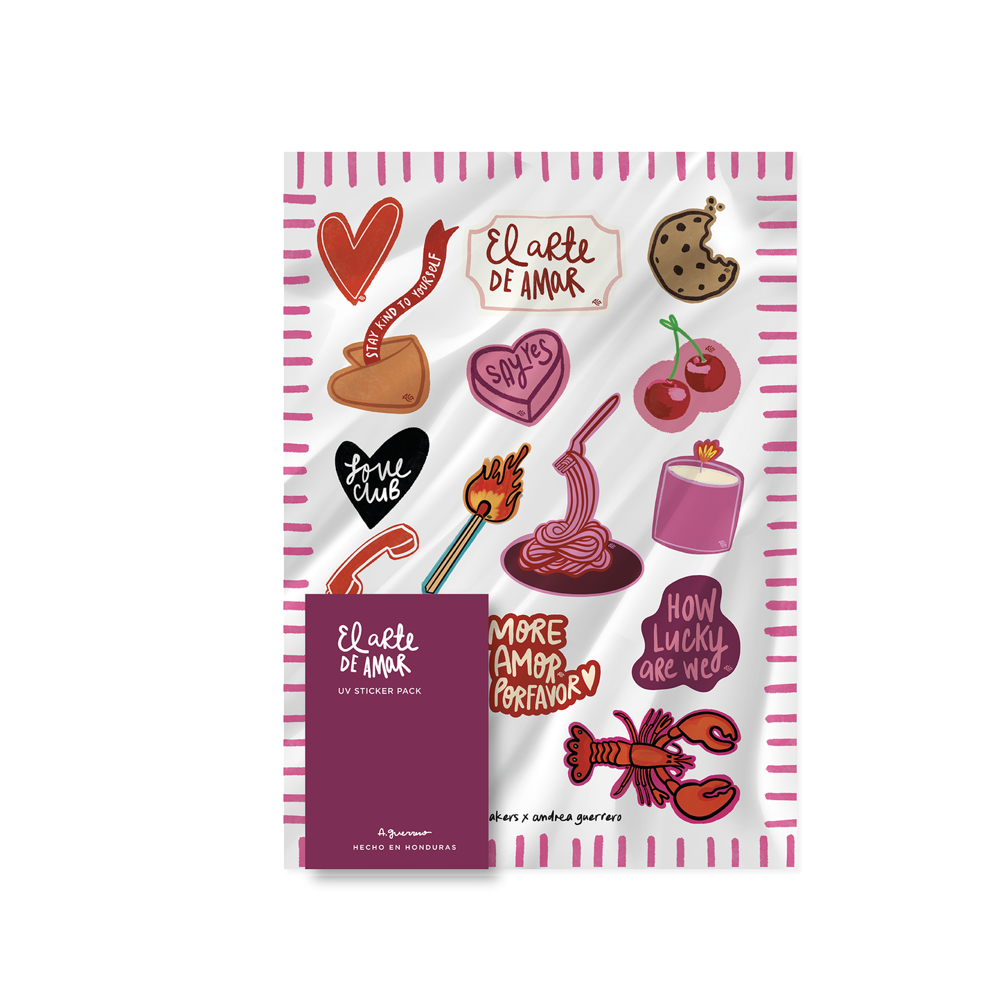 El Arte de Amar UV Sticker Pack