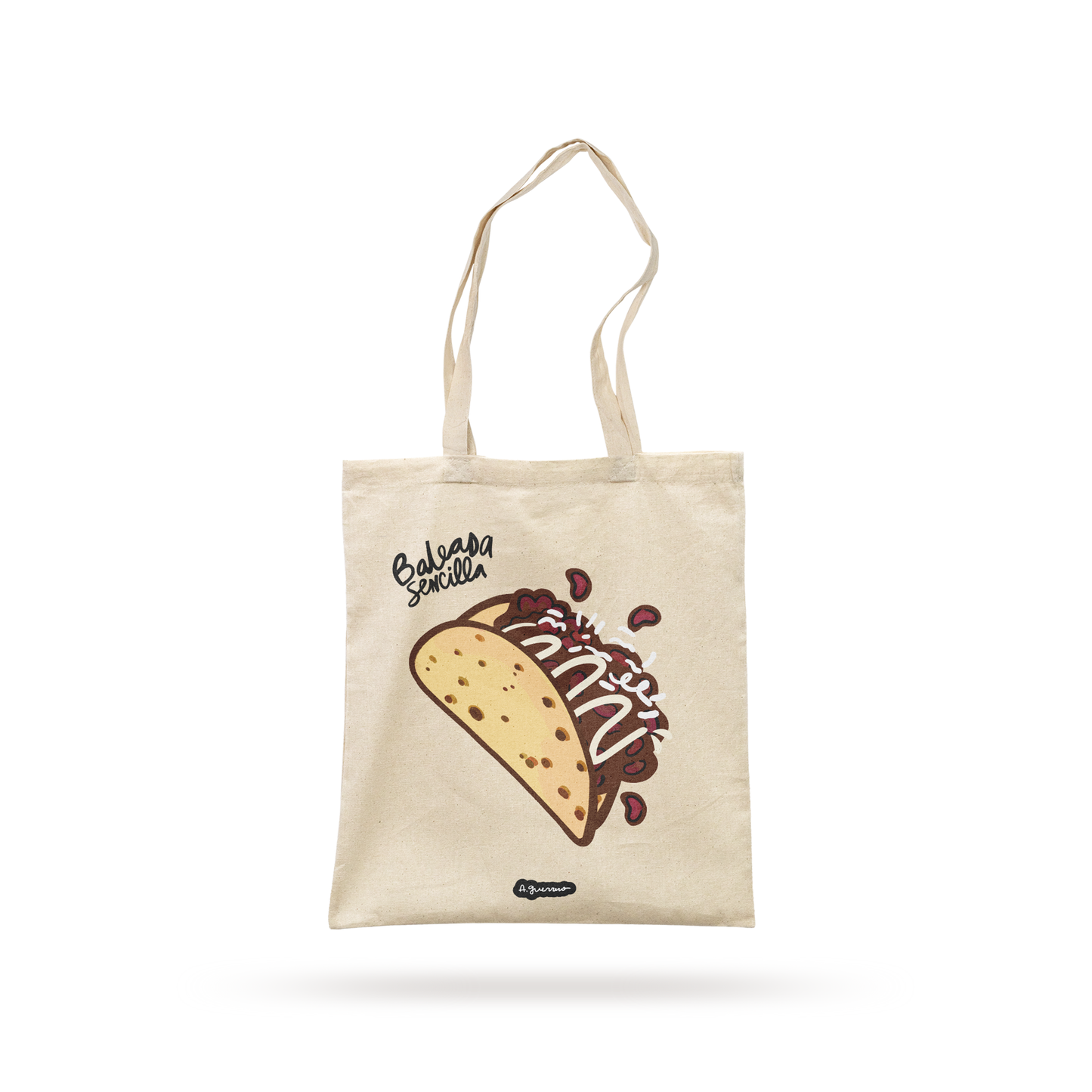 Baleada Catracha Simple Tote Bag