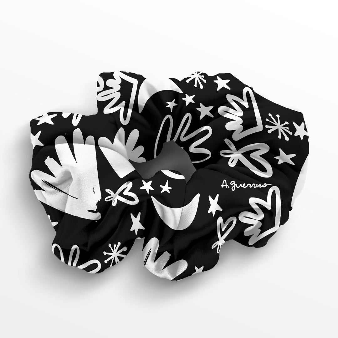 Black & White Scrunchies