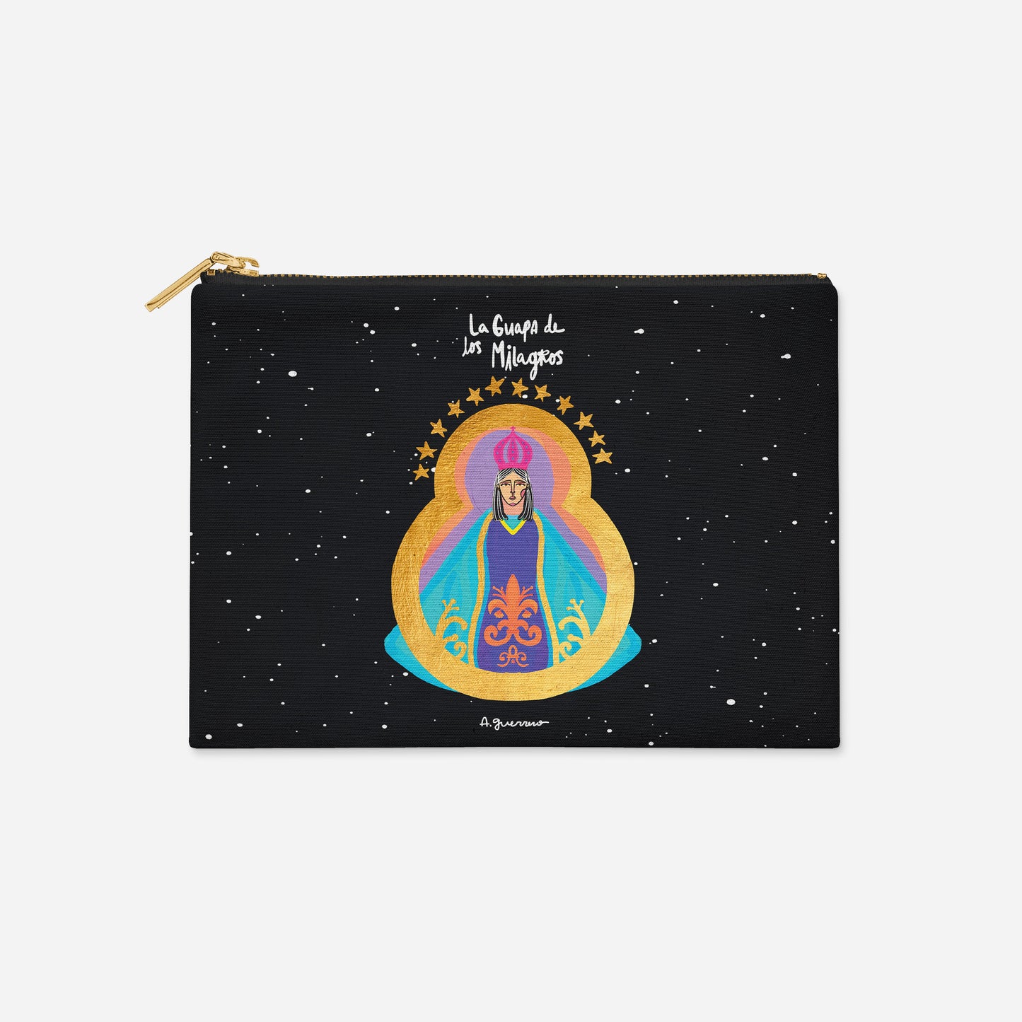 La Guapa de los Milagros Zip Bag