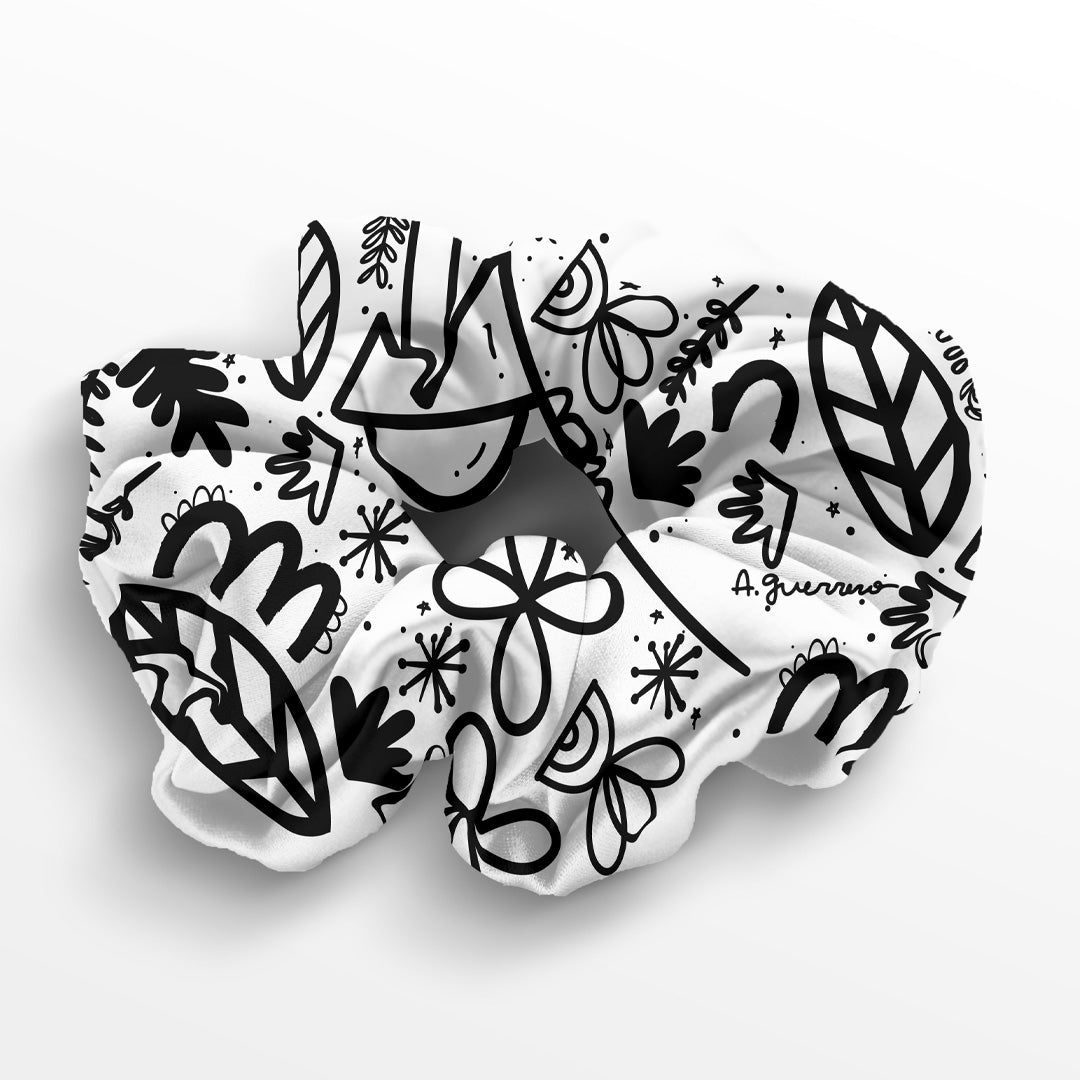Black & White Scrunchies