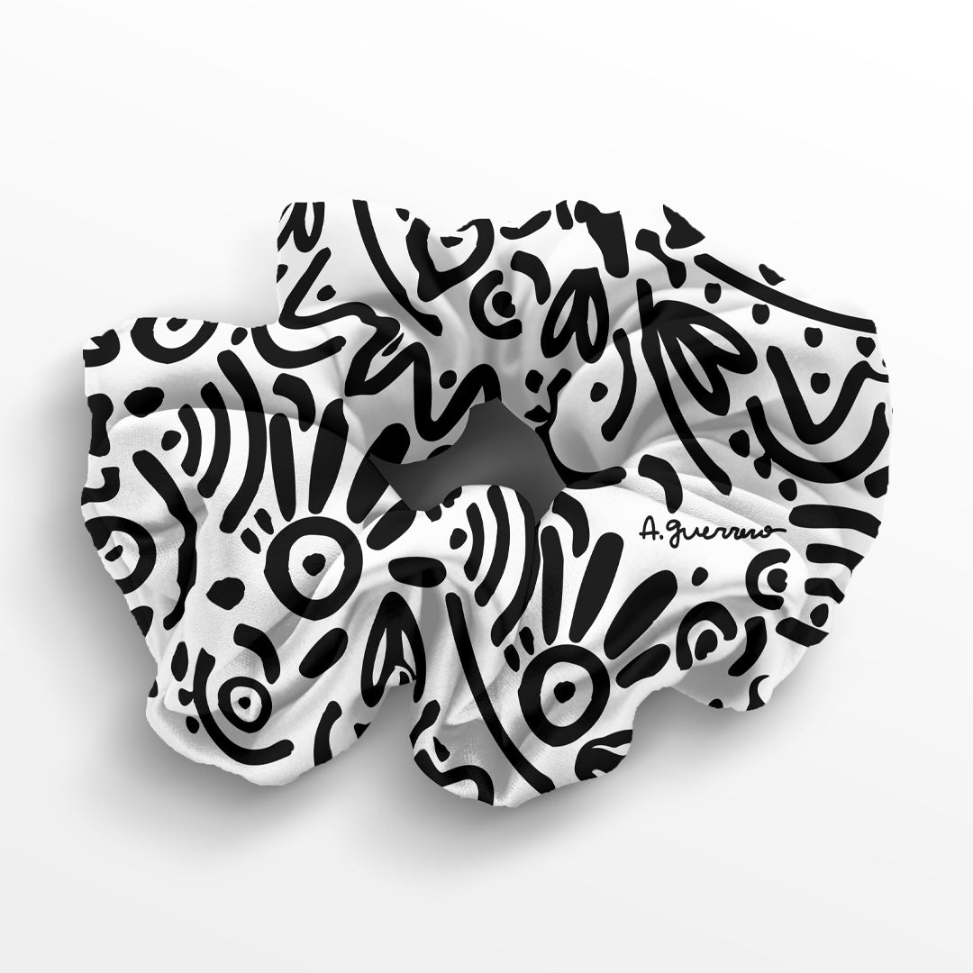 Black & White Scrunchies