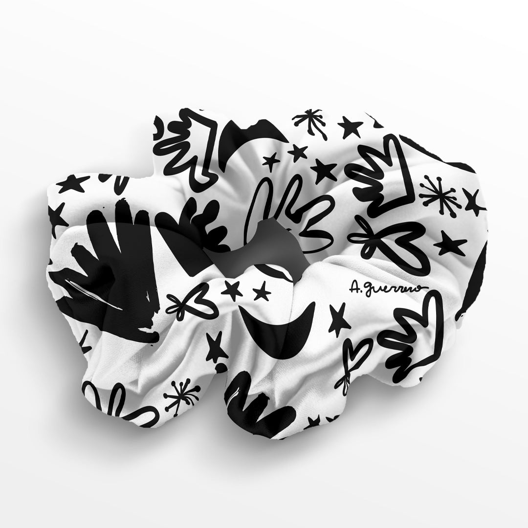 Black & White Scrunchies