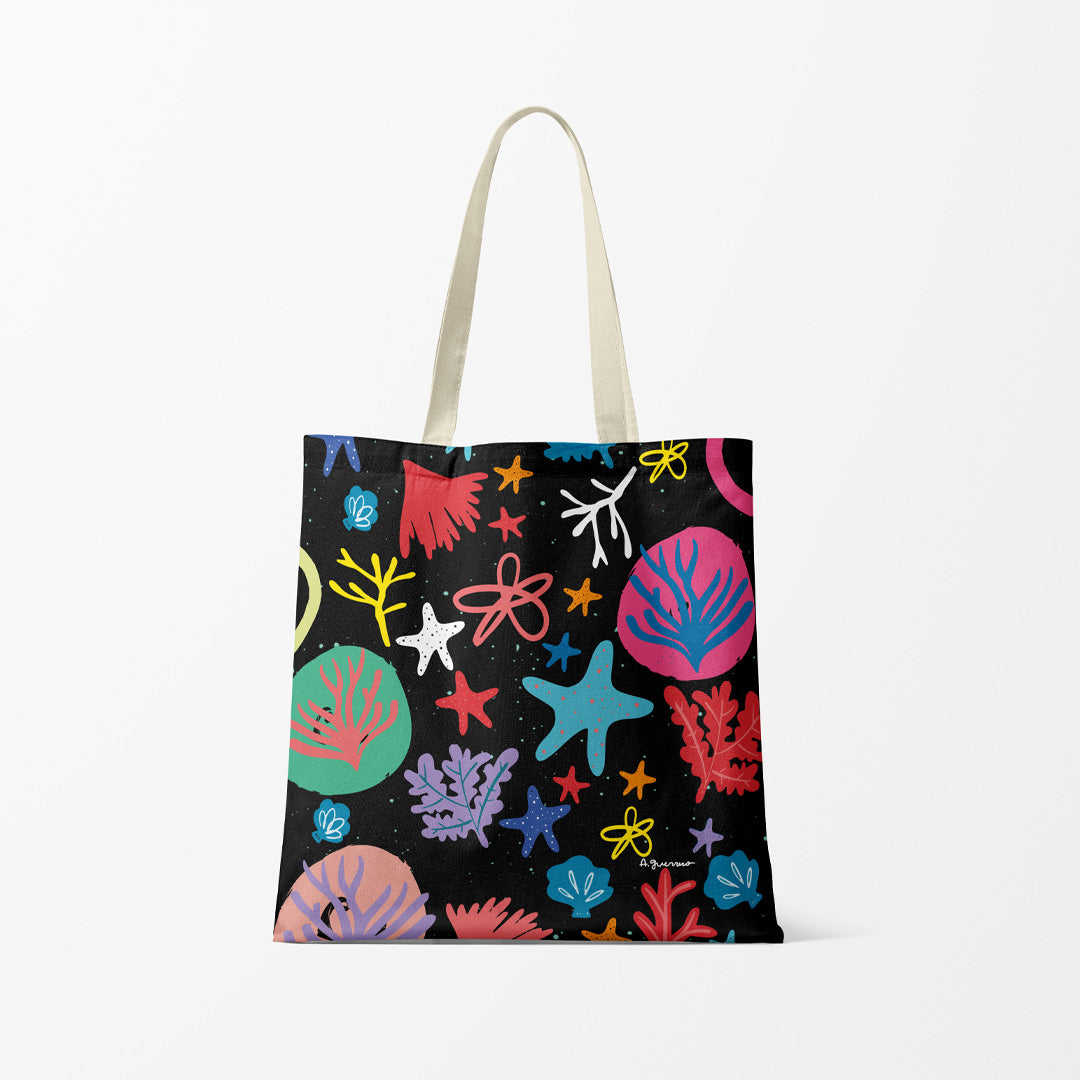 Coral & Mar Tote Bag