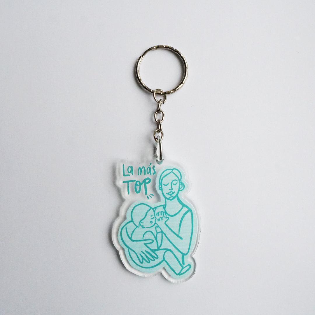 Madre, la más alta expresión del amor Keychain