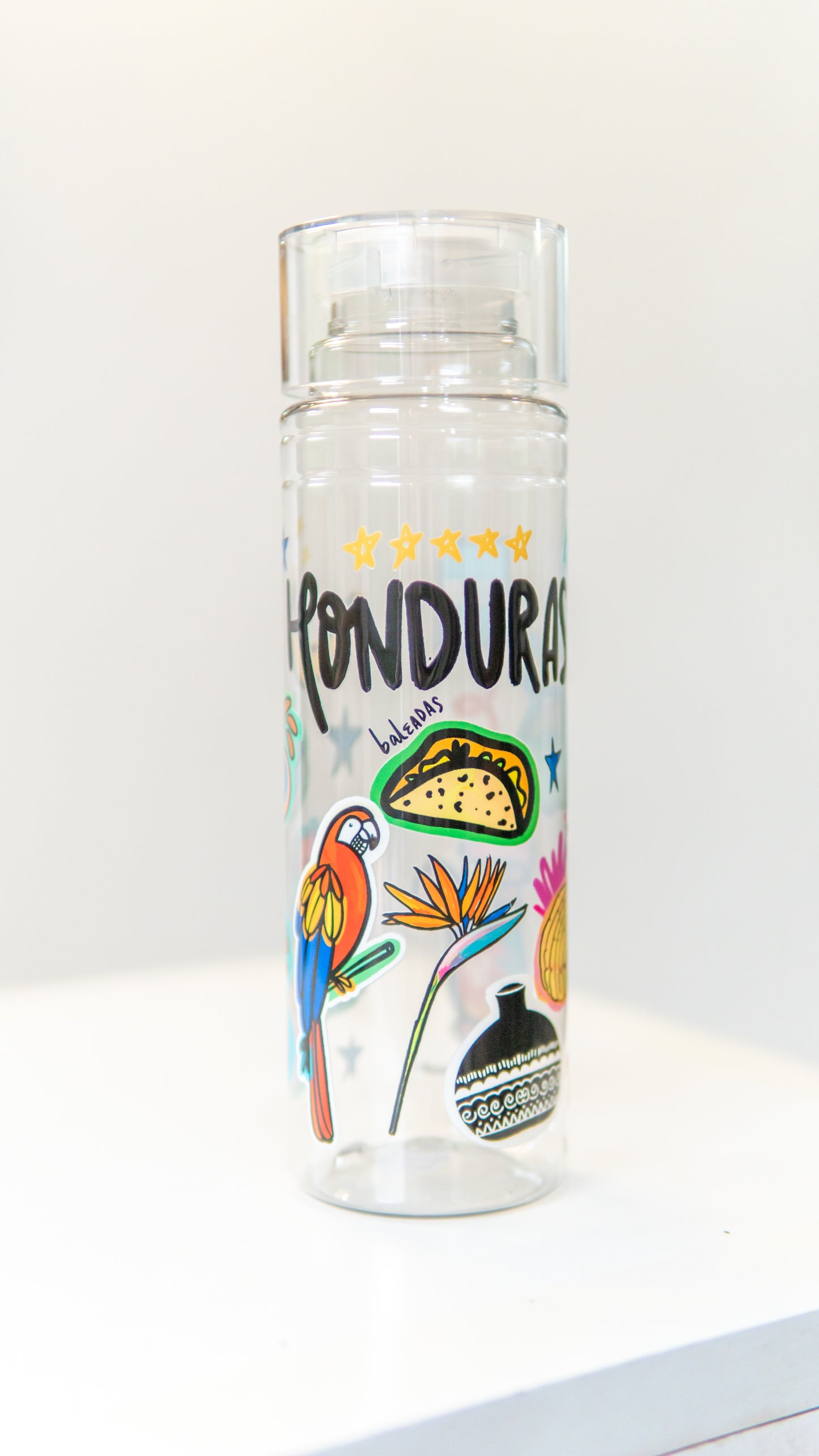 Honduran Clear Plastic Bottle