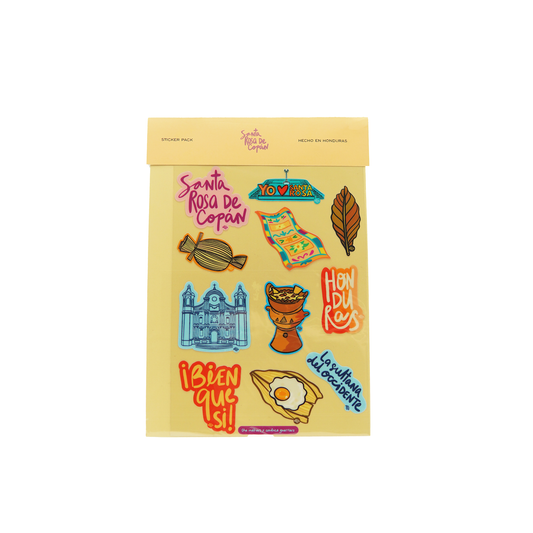 Santa Rosa de Copán UV Sticker Pack