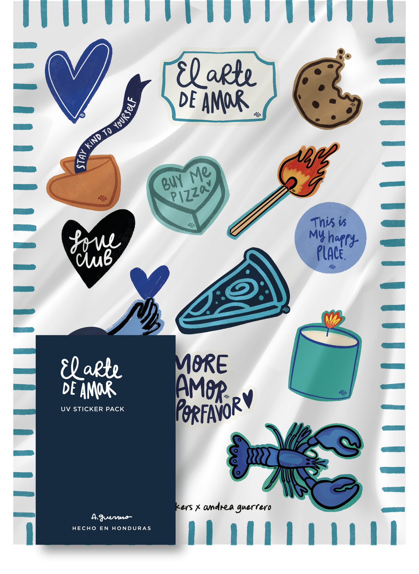 El Arte de Amar UV Sticker Pack
