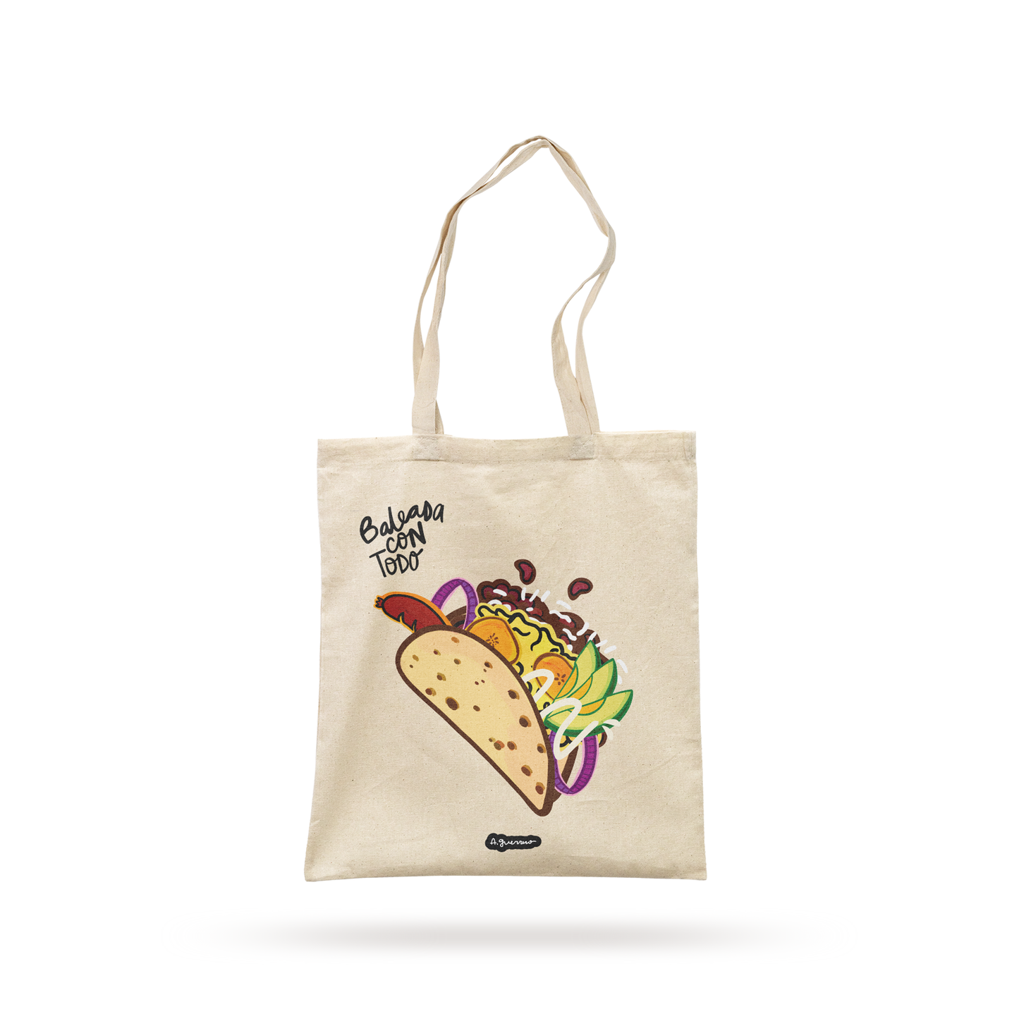 Baleada Catracha Simple Tote Bag