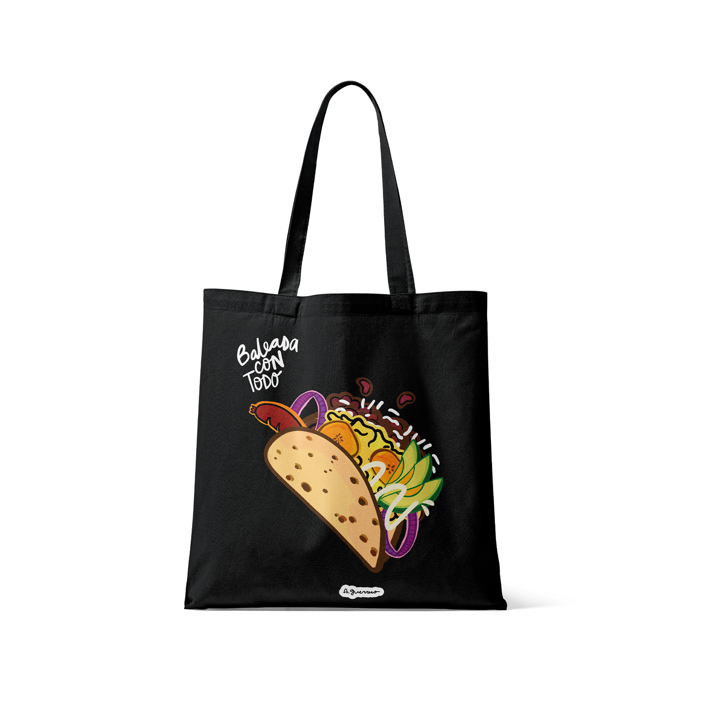 Baleada Catracha Simple Tote Bag
