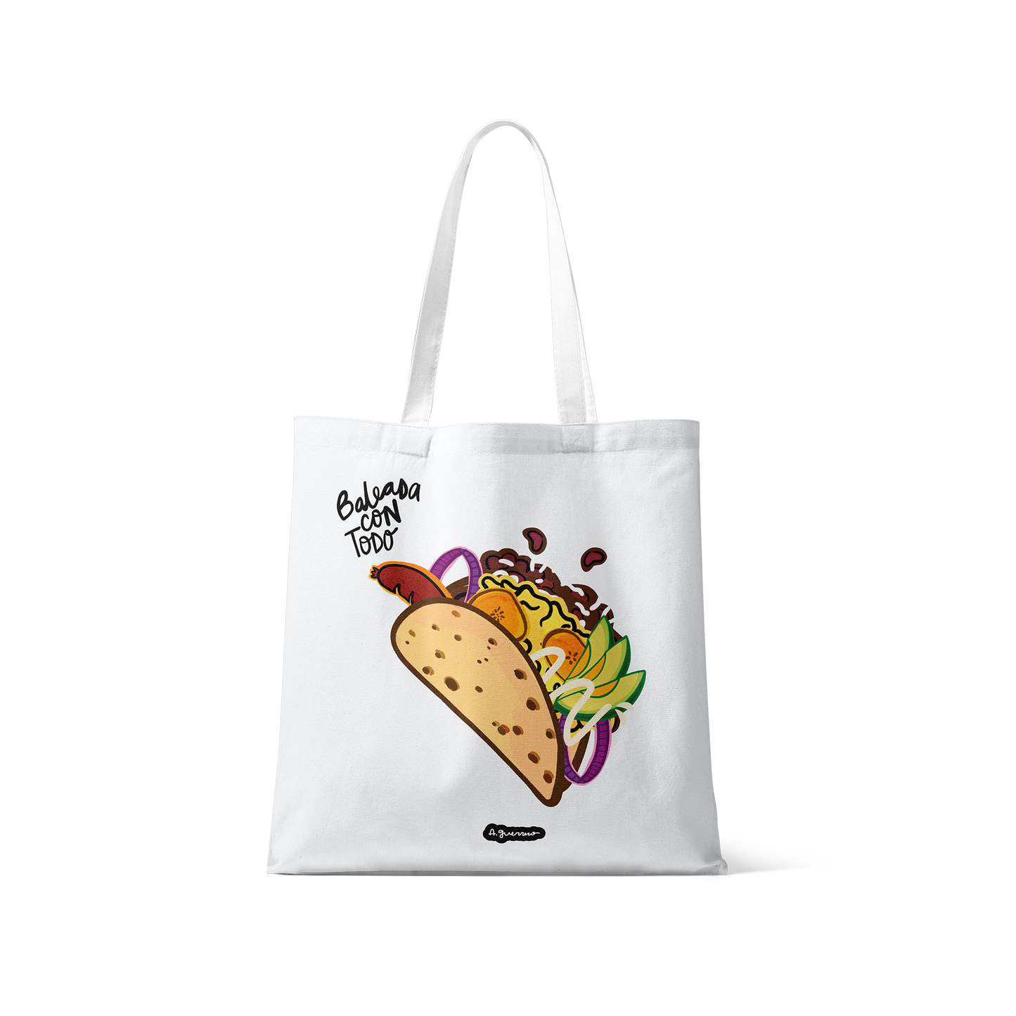 Baleada Catracha Simple Tote Bag