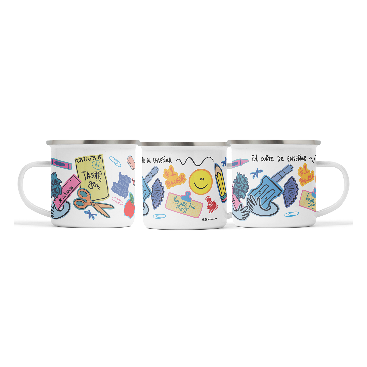 El Arte de Enseñar Enamel Mug