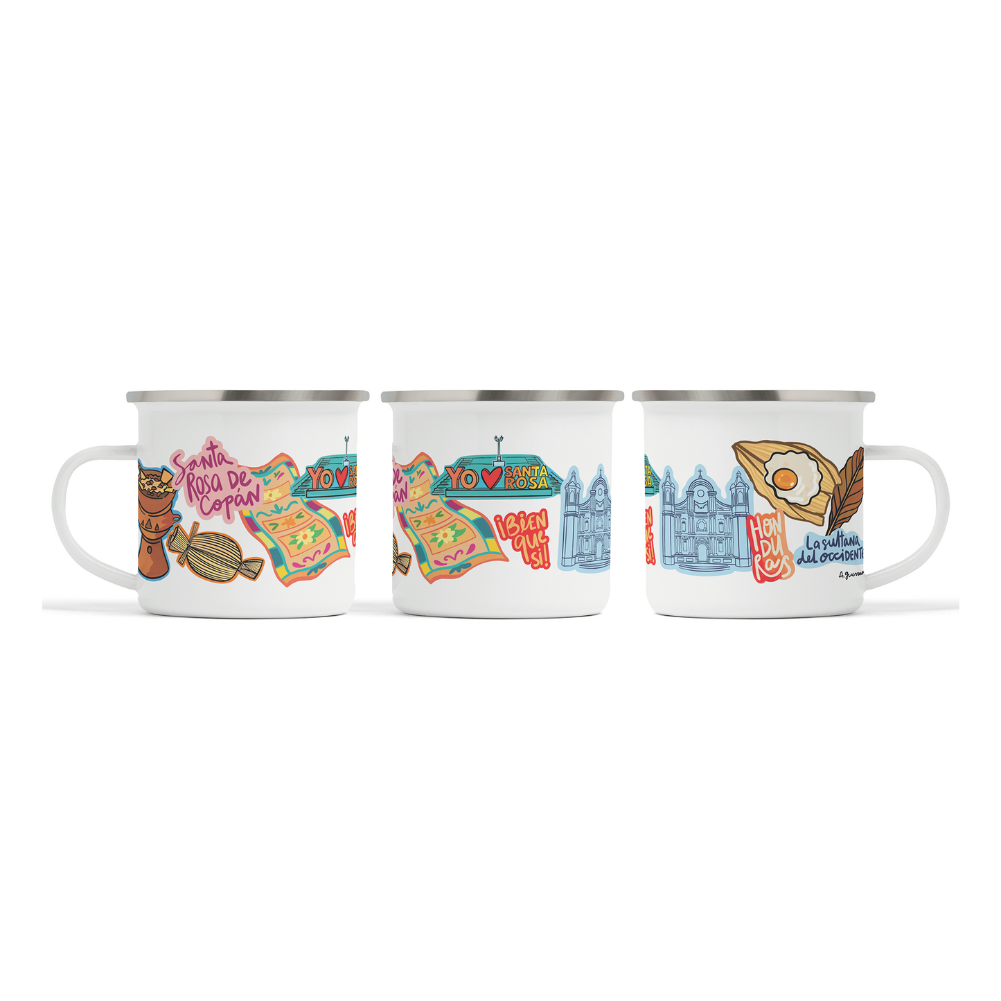 Santa Rosa de Copán Taza Peltre