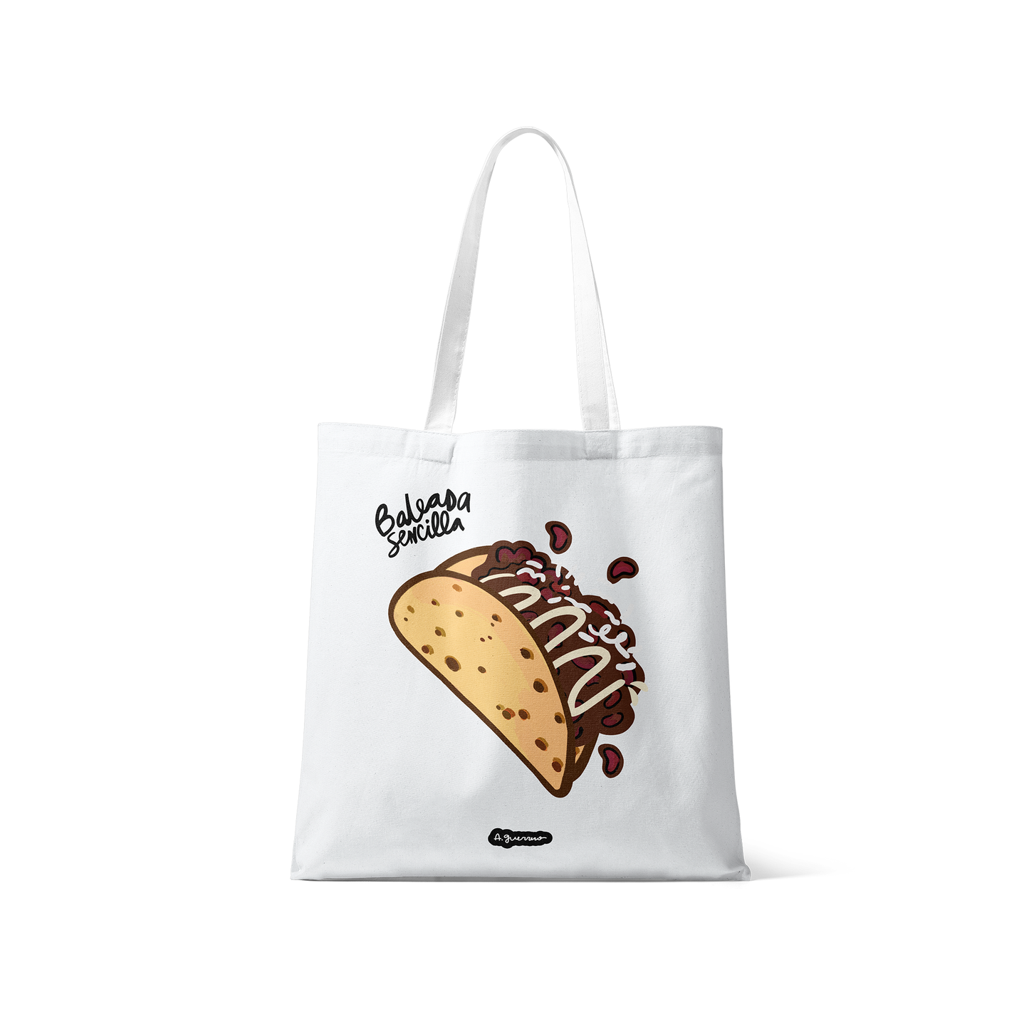 Baleada Catracha Simple Tote Bag