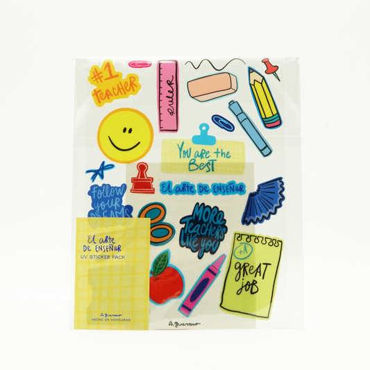 El Arte de Enseñar UV Sticker Pack