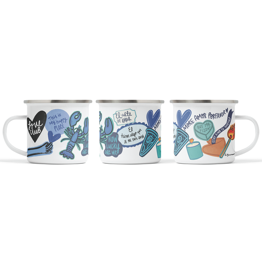Taza Peltre El Arte de Amar