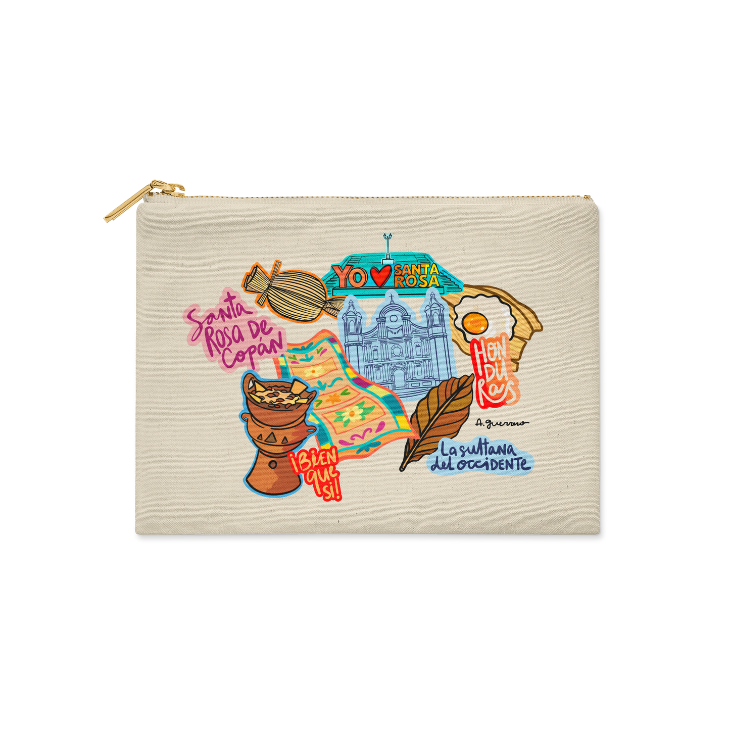 Santa Rosa de Copan Zip Bag Manta